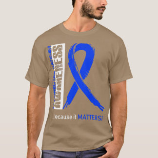 Kolorektalkarzinom-Bewusstsein aufgrund seiner Bed T-Shirt