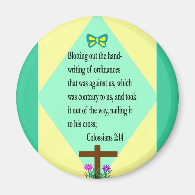 Kolosianer 2:14 Magnet (Vorne)