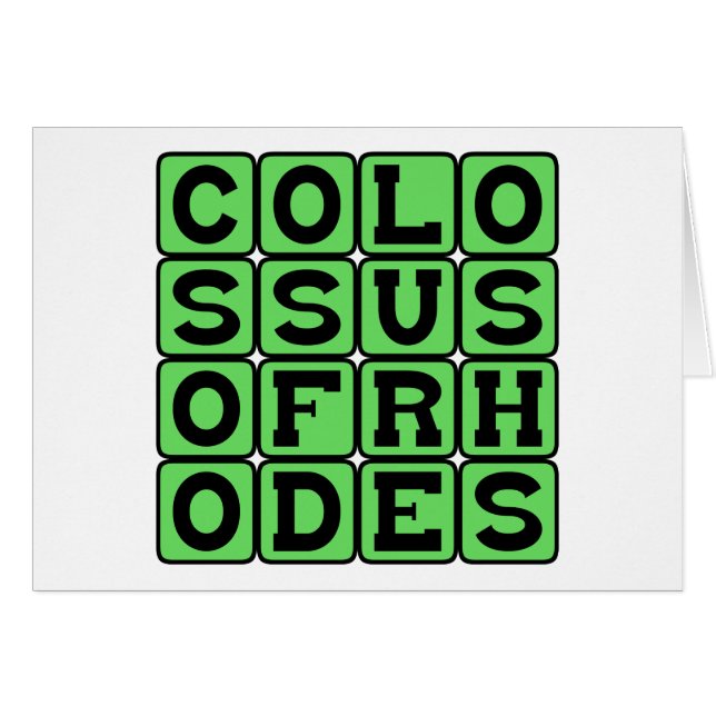 Koloss von Rhodos, Wunder der Welt (Vorderseite (Horizontal))