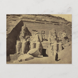 Kolossal Figures, the Great Temple at Abu Sunbul Postkarte