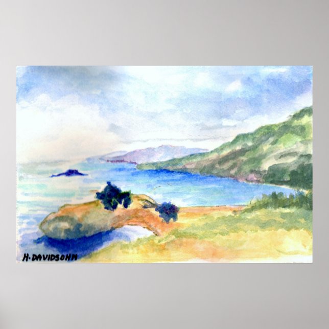 KOLOSSAL SIZIERTER POSTER DRUCKER - ART VON H DAVI (Vorne)