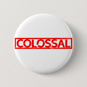 Kolossale Briefmarke Button