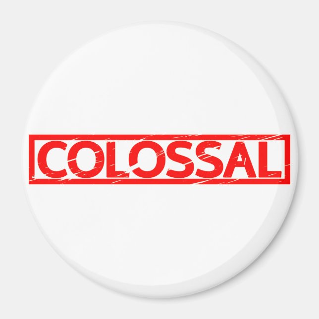 Kolossale Briefmarke Magnet (Vorne)