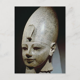 Kolossaler Kopf von Amenhotep III, vom Al-Qurnah Postkarte