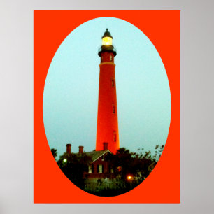 Kolossaler Leuchtturm Daytona O 52" x 72" Giclée Poster