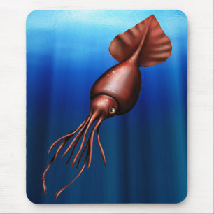Kolossaler Tintenfisch Mousepad