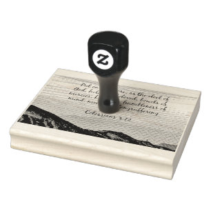 Kolosser 3:12 gummistempel