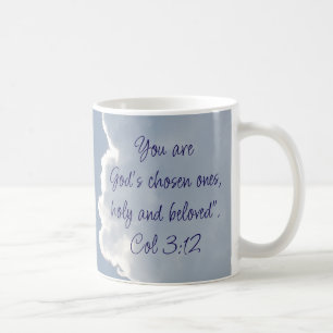 Kolosser 3,12 Inspirierendes Bibelzitat Kaffeetasse
