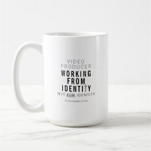 Kolosser 3:23 Inspirierender christlicher Ausspruc Kaffeetasse