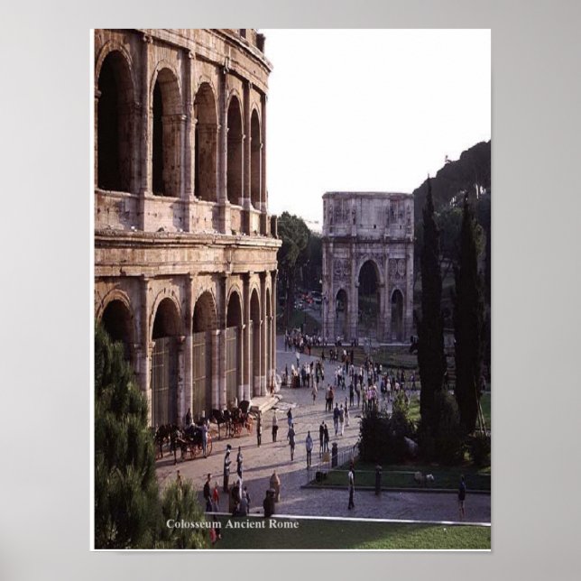 Kolosseum Ancient Rome Poster (Vorne)