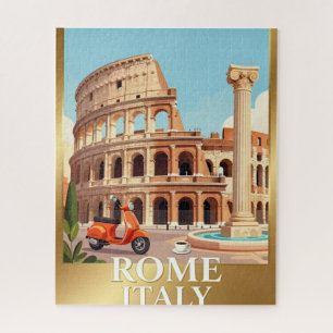Kolosseum Antikes Italienisches Erbe Roms Puzzle