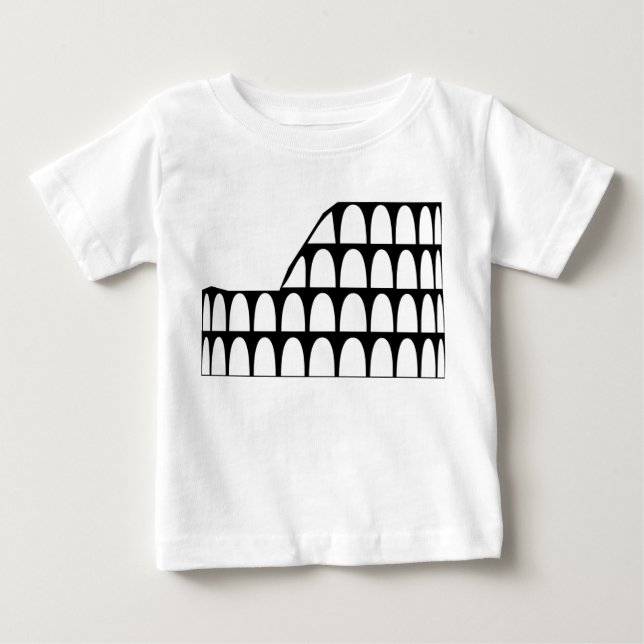 Kolosseum Baby T-shirt (Vorderseite)