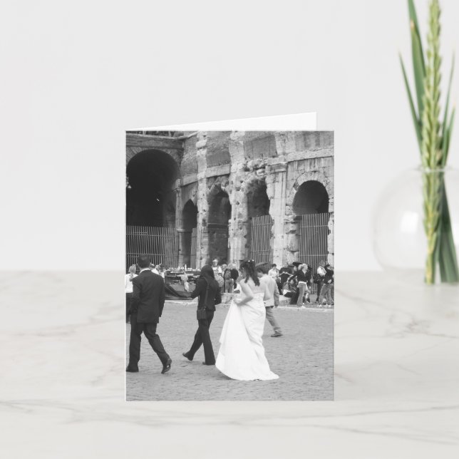 Kolosseum-Braut Karte (Vorderseite)