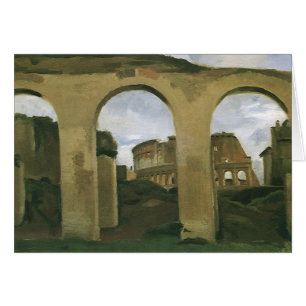 Kolosseum durch die Arkaden in Rom, Italien