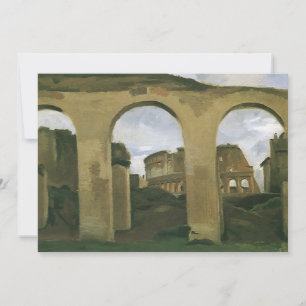 Kolosseum durch die Arkaden in Rom, Italien