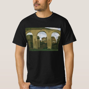 Kolosseum durch die Arkaden in Rom, Italien gesehe T-Shirt