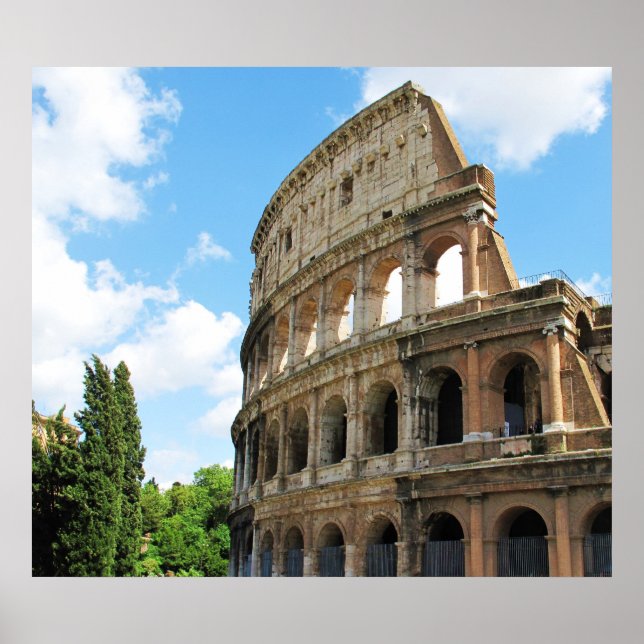 Kolosseum in Rom, Italien Poster (Vorne)