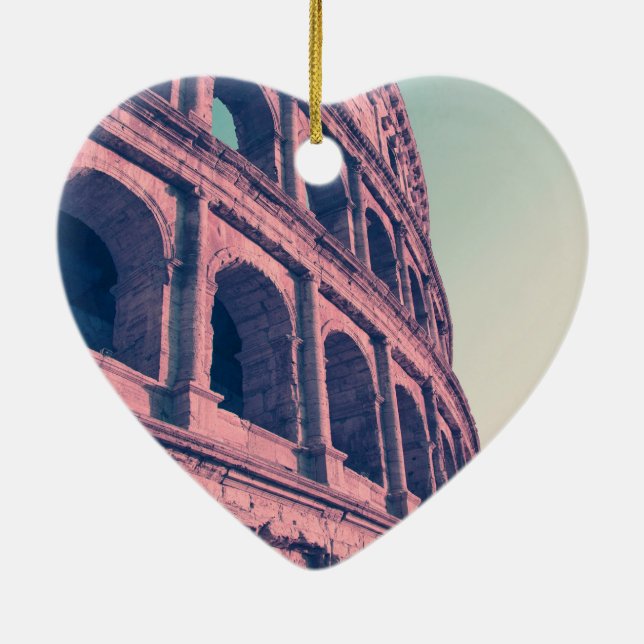 Kolosseum in Rom. Monumental, 3-stufig Keramikornament (Hinten)