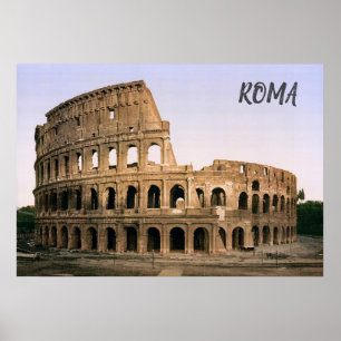 Kolosseum in Rom (um 1900) Poster
