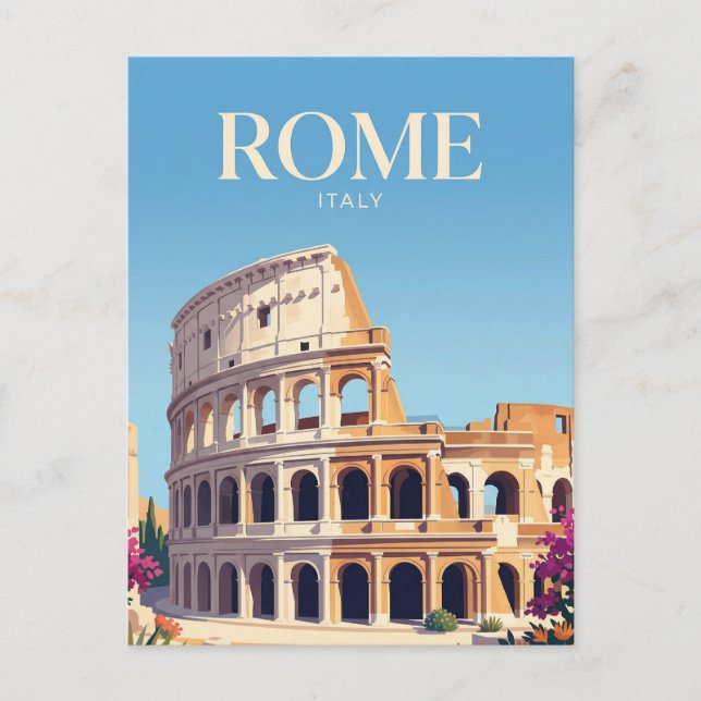 Kolosseum Italien Postkarte (Vorderseite)