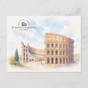 Kolosseum Italien Rom, Architektur Landschaft Feiertagspostkarte