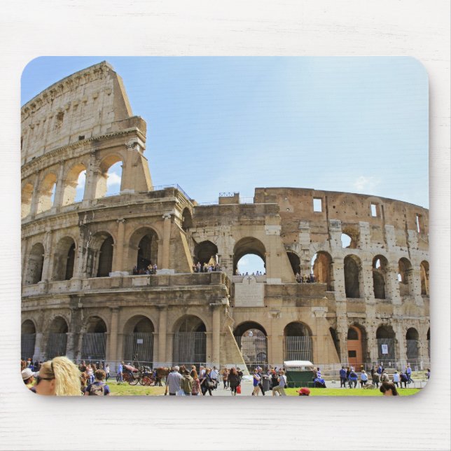 Kolosseum Postkarte Mousepad (Vorne)