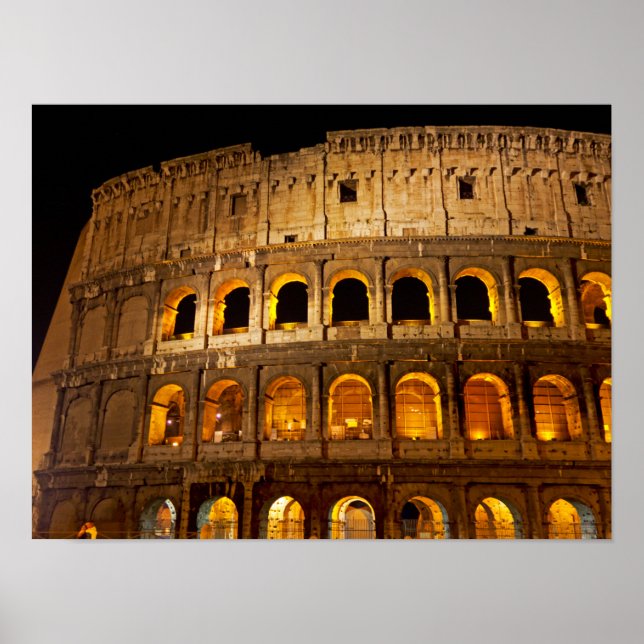 Kolosseum Rom Fotografie Poster (Vorne)