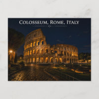 Kolosseum, Rom, Italien bei Nacht