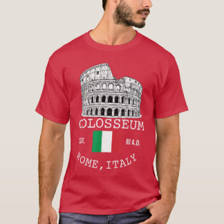Kolosseum Rom Italien Souvenir mit italienischer F T-Shirt