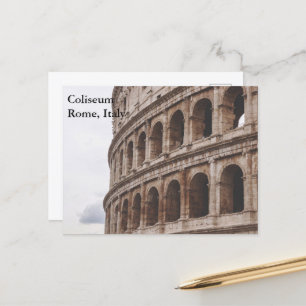 Kolosseum, Rom, Italien Vintage Reise Tourismus We Postkarte