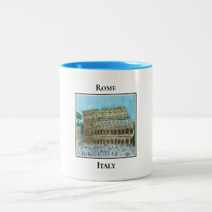 Kolosseum, Rom, Italien Zweifarbige Tasse