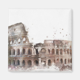 Kolosseum Rom Vintage Kunst Magnet