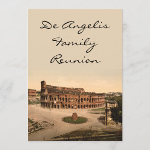 Kolosseum und Meta Sudans, Rom, Italien Einladung