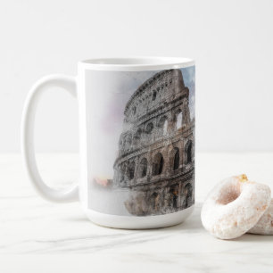 Kolosseum Watercolor Rom Italien Kaffeetasse