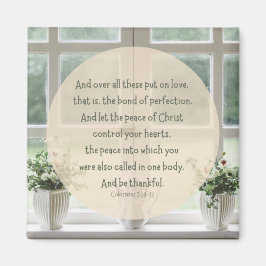 Kolossians 3:14-15 2" Magnet