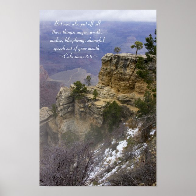 Kolossians 3:8 Poster (Vorne)