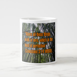 Kolossisten 3:14 WEBU-Tasse Jumbo-Tasse