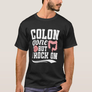 Kolostomie Rock On Stoma Chirurgie Überlebender Os T-Shirt