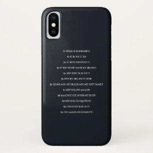 Kölsches Grundgesetz – Köln Cologne Kölsch Cöln Case-Mate iPhone Hülle