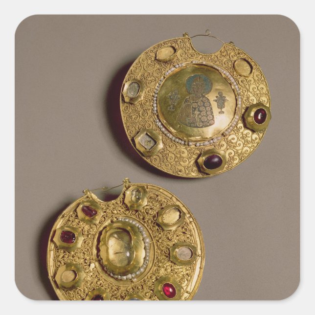 Kolt Medallion', Ryazan Quadratischer Aufkleber (Vorderseite)