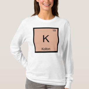 Kolton Name Chemie Element Periodensystem T-Shirt