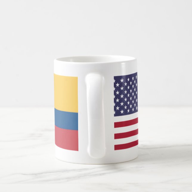 Kolumbianisch-Amerikanisch Kaffeetasse (Henkel)