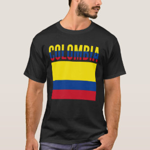Kolumbianisch - Kolumbien Landesflagge T-Shirt