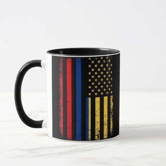Kolumbianische amerikanische Flagge Kolumbianische Tasse (Links)