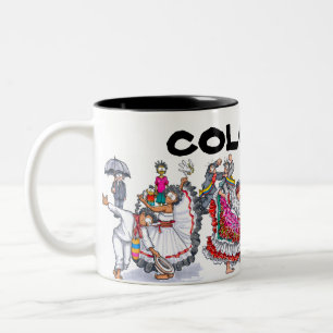 kolumbianische Diversity-Tasse Zweifarbige Tasse