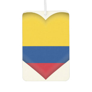 kolumbianische Flagge Autolufterfrischer