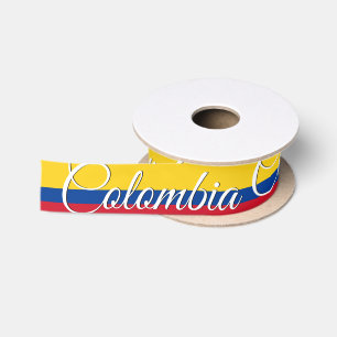 Kolumbianische Flagge Band, Mode / Sport, Kolumbie Satinband