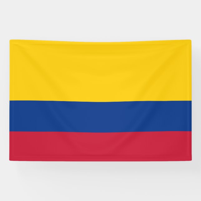 kolumbianische Flagge Banner (Horizontal)