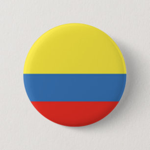 kolumbianische Flagge Button