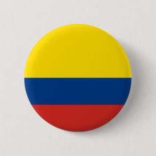 Kolumbianische Flagge Button